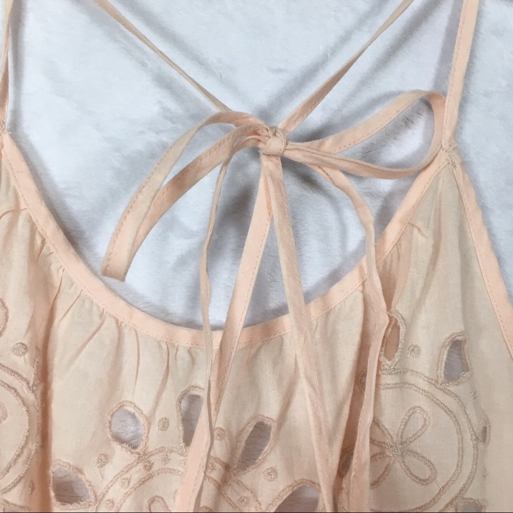 NEW Aerie Crop Top Eyelet Strappy Size XL Extra Large - Picture 5 of 6